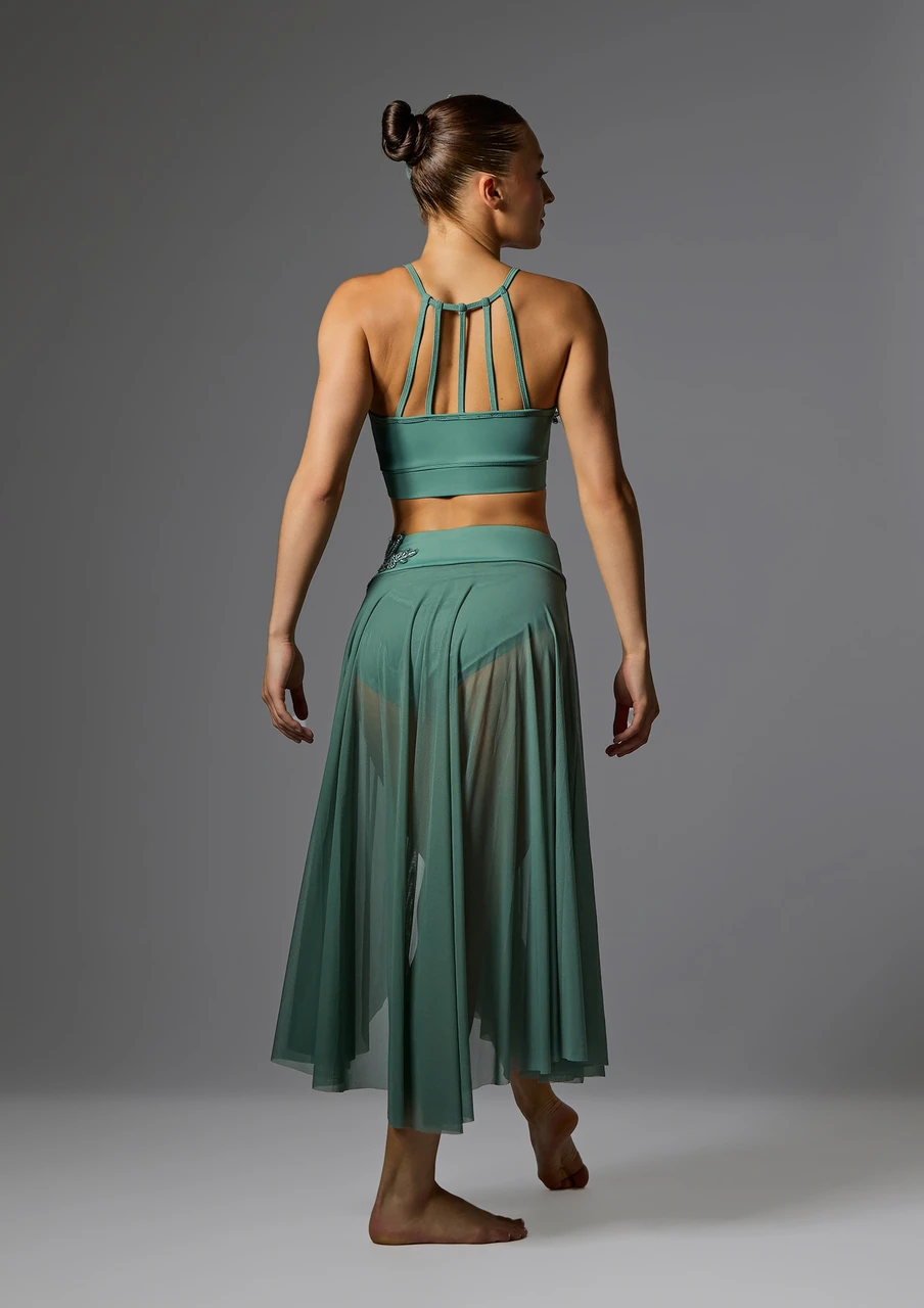 green lyrical dress Jolista Still Rising Costume refined look