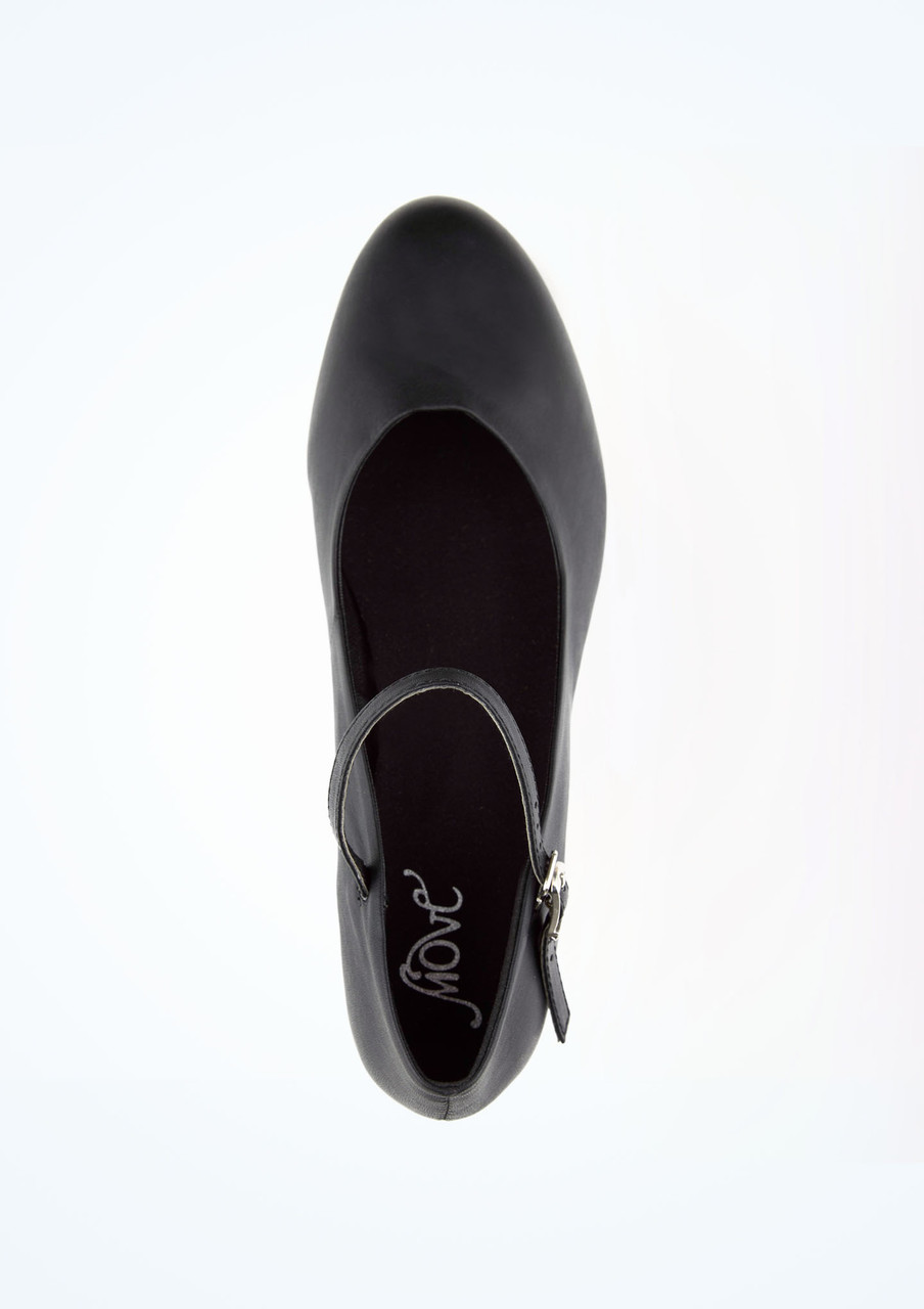 Capezio Leather Character Shoe 3 - Black - Move Dance US