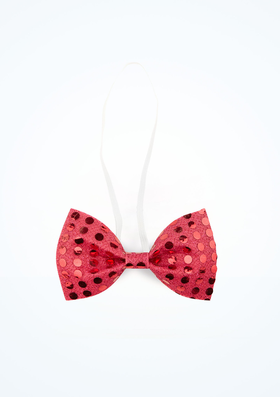 sparkly red bow tie