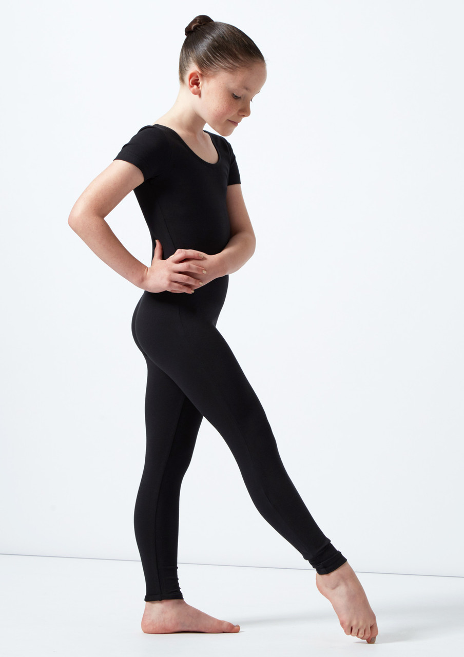 Alegra Jasmin Girls Short Sleeve Unitard | Move Dance US
