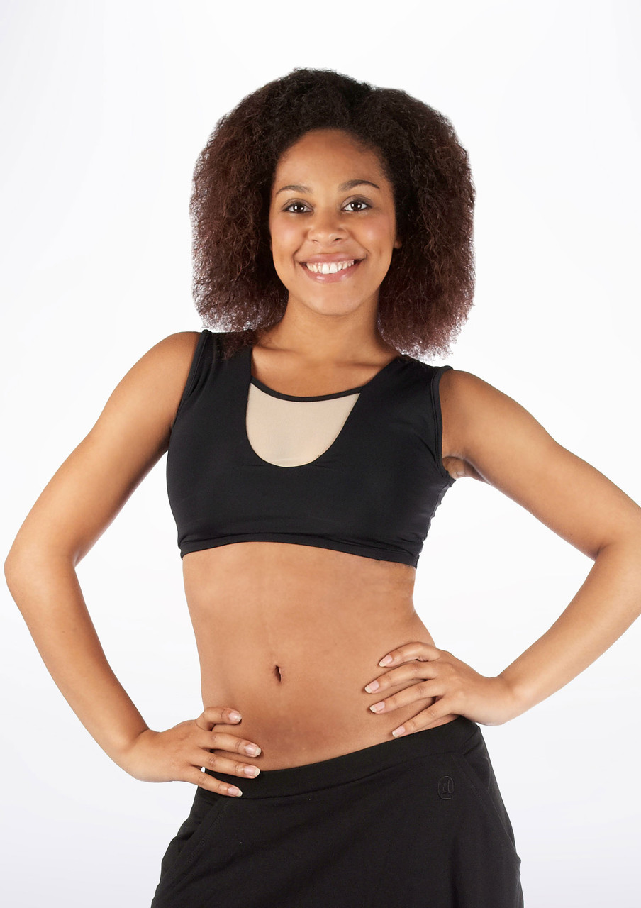 Dincwear Mesh Insert Crop Top - Move Dance US