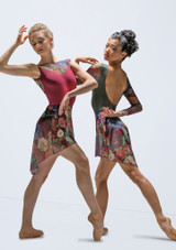 Ballet Rosa Danica High-Low Pull On Skirt Multi-Colour 2 [Multi-Colour]