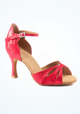 Rummos Opal  Dance Shoe 2.75" - Red Red Main [Red]