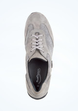 Port Dance Men's Rafael Dance Shoe Grey Top 2 [Grey]