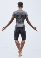 Ballet Rosa Mens Nizar Printed T-Shirt Grey Back 2 [Grey]