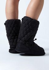Move Dance Willow Warm Up Booties Black Back [Black]