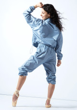 Move Dance Regina Heat Retention Jacket Back [Blue]