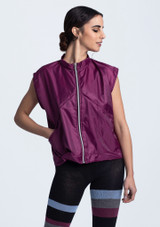 Intermezzo Zip Front Oversized Vest