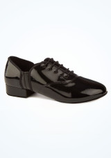 Freed Mens Artist Split Sole Ballroom Shoe - Black Black Main 2 [Black]