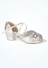 Freed Lucy Ballroom Shoe 1.5" - Silver Silver [Silver]