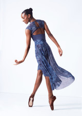 Move Dance Yeraz High Low Skirt Back 2 [Blue]