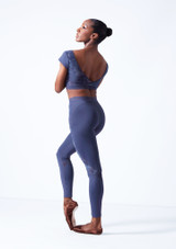 Move Dance Priya Dance Leggings Back [Blue]