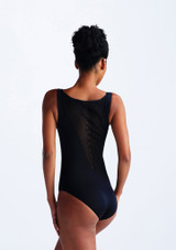 Ballet Rosa Rejane Embellished Tank Leotard Black Back [Black]