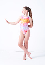 Alegra Girls Kindle Tank Gymnastics Leotard Orange Front 2 [Orange]