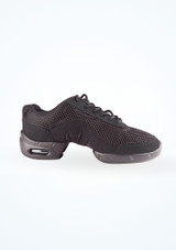 Alegra Lightweight Dance Sneaker Black Side [Black]