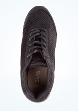Alegra Lightweight Dance Sneaker Black Top [Black]