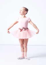 Move Dance Nancy Girls Ruffle Tutu Pink Front 2 [Pink]