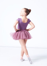Move Dance Nancy Girls Ruffle Tutu Purple Back [Purple]