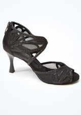 PortDance 808 Dance Shoe - 2.4" [Black]