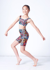 Alegra Girls Patterned Sofia Crop Top