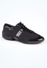 PortDance Mens Pietro Patent Sneaker Dance Shoe