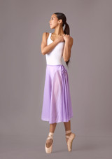 Move Dance Cynthia Long Ballet Skirt Lavender Front 4 [Purple]