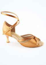 Move Dance Lavinia Tan Ballroom & Latin Shoe - 2" [Brown]