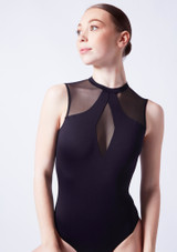 Ballet Rosa Deleon Crew Neck Mesh Leotard