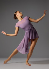 Jolista Honor Waterfall Flare Lyrical Dress Dark Lilac Front 2 [Purple]