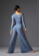 Jolista Beloved Wide Leg Trouser Slate Blue Back [Blue]