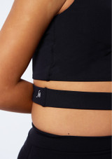 Move Dance Naya Cut Out Crop Top Red Front 3 [Red]