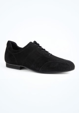Werner Kern Cuneo Suede Dance Shoe Black Side [Black]