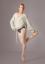 Move Dance Lilia Fluffy Dance Wrap Spring Green Front [Green]