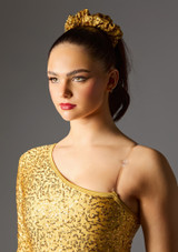 Sequin scrunchie Gold 5 [Gold]