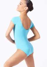 Capezio Cap Sleeve Leotard Blue Back [Blue]