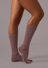 Move Dance Axis Performance Sock Dusky Heather Front 3 [Purple]