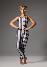 Jolista Vaudeville Catsuit Black-White 240 [Black]