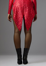 Jolista Showman Sequin Tailcoat Leotard Red 3 [Red]