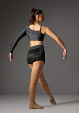 Fringed Shorts Black 6 [Black]