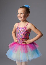 Jolista Glitter Pop Costume Hot Pink Front 3 [Pink]