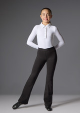Jolista Women's Moulin Costume Leotard White Back [White]