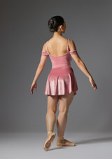 Velour pull on skirt Rose [Pink]