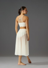 Jolista Whisper Lyrical Costume Skirt Ivory Back 3 [White]