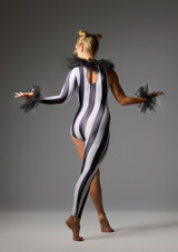 Jolista Swinging Circus Catsuit Costume Black [Black]