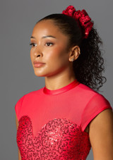 Jolista Prism Sequin Leotard Costume Red [Red]