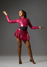 Jolista Diamond Diva Sequin Costume Cerise 2 [Pink]