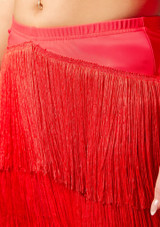 Jolista Deco Dazzle Fringe Jazz Costume Red [Red]