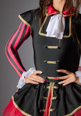 Jolista Lady Blackbeard Costume Red Front 3 [Red]