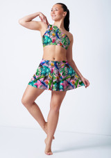 Alegra Print Scarlett Asymmetric Top TRO Front [Patterned]