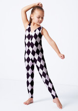 Alegra Girls Print Christina Catsuit HAR Front 7 [Patterned]